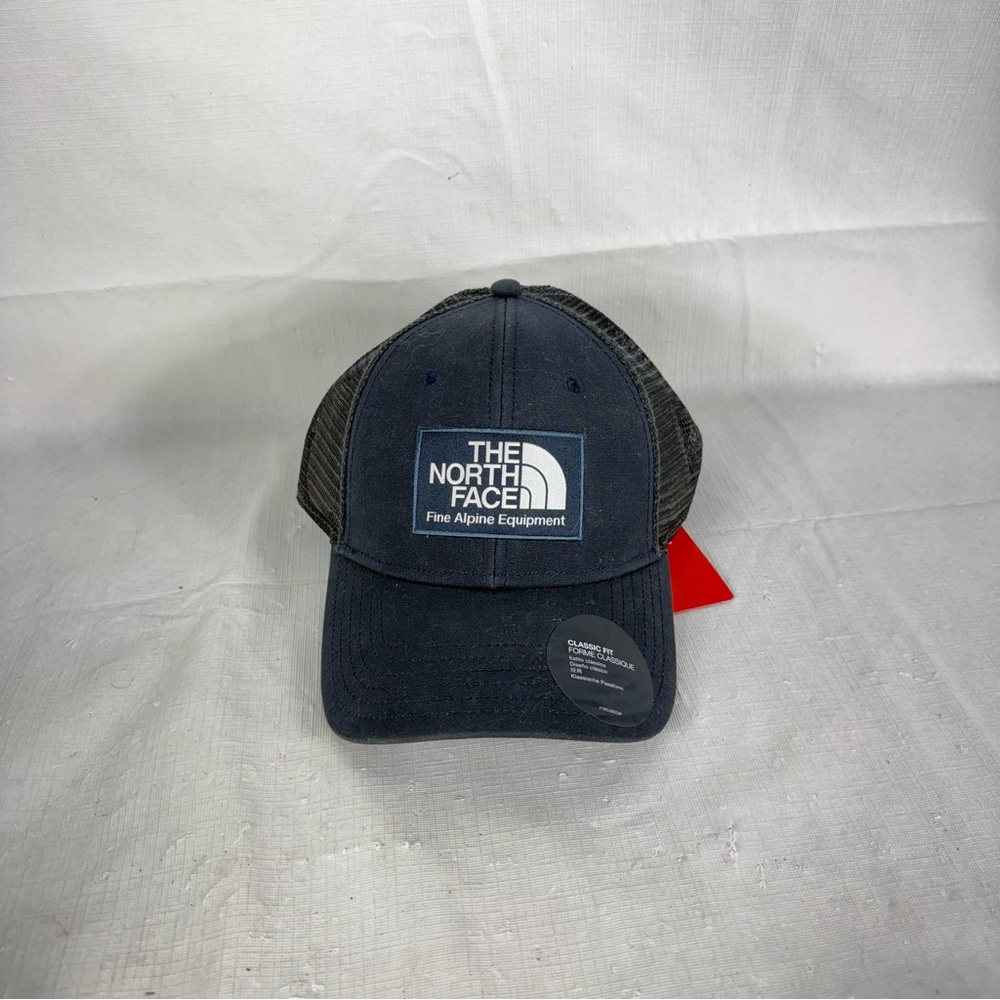 The North Face Fine Alpine Equipment Trucker Meshed Snap-back Hat Blue